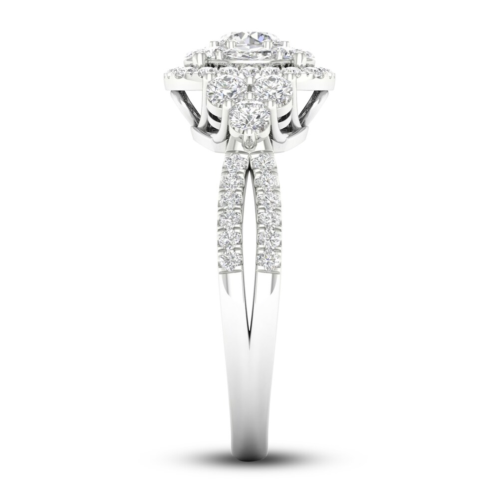 Diamond Ring 1 ct tw Round 14K White Gold 08vSFik1 Diamond Ring 1 ct tw Round 14K White Gold 08vSFik1