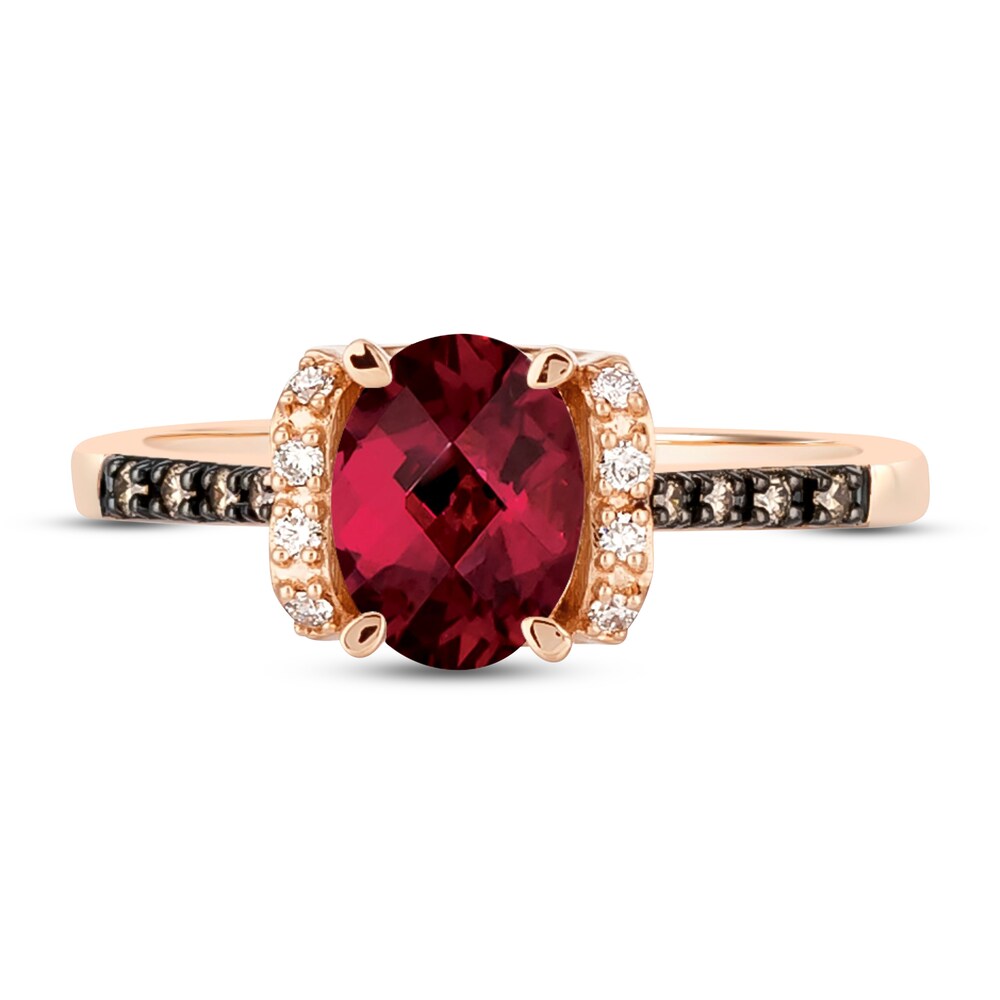 Le Vian Natural Rhodolite Garnet Ring 1/10 ct tw Diamonds 14K Strawberry Gold 0BWuUpoh Le Vian Natural Rhodolite Garnet Ring 1/10 ct tw Diamonds 14K Strawberry Gold 0BWuUpoh