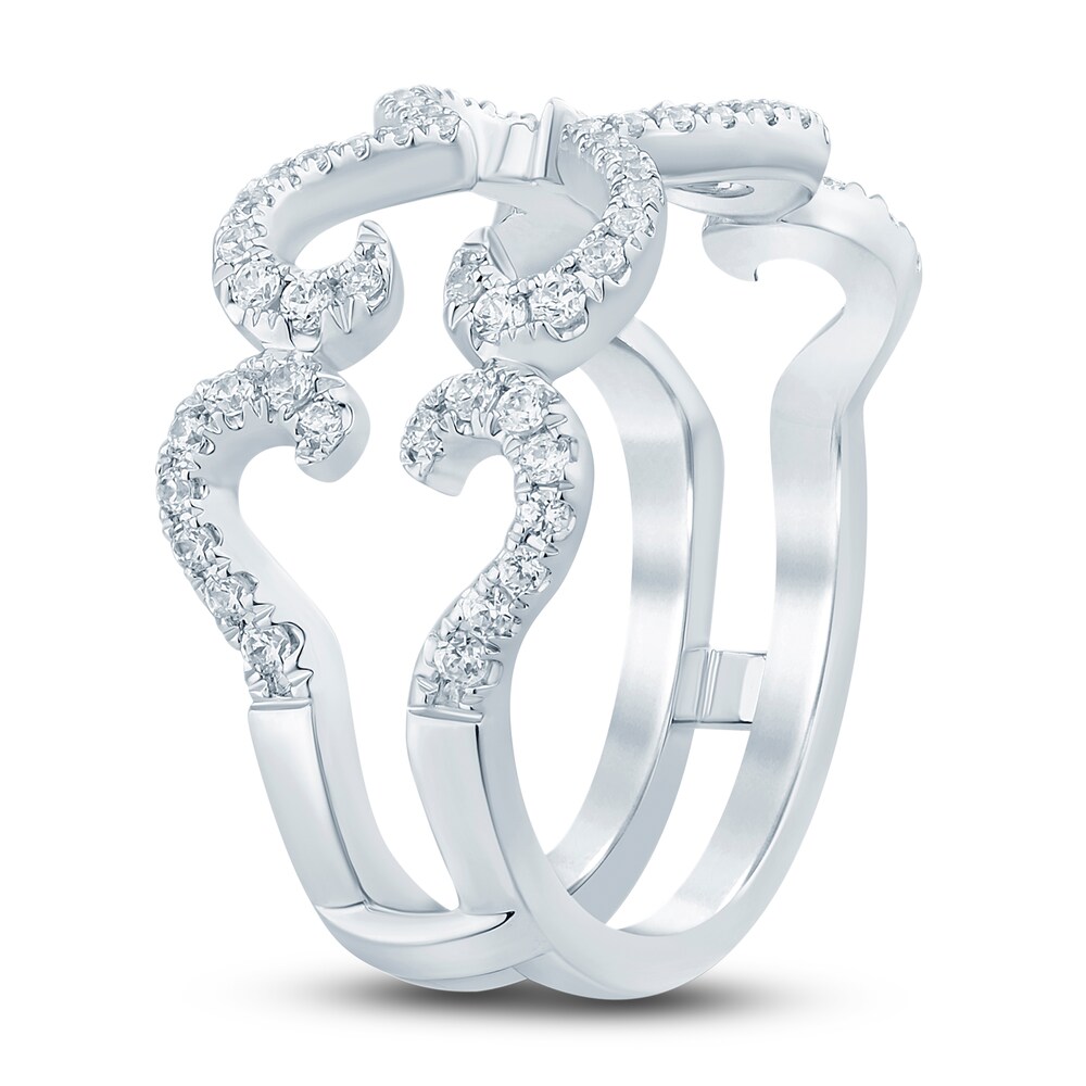 Diamond Enhancer Band 3/8 ct tw Round 14K White Gold 0C43A8Vm Diamond Enhancer Band 3/8 ct tw Round 14K White Gold 0C43A8Vm