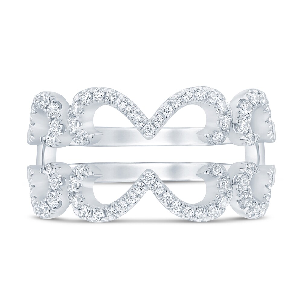 Diamond Enhancer Band 3/8 ct tw Round 14K White Gold 0C43A8Vm Diamond Enhancer Band 3/8 ct tw Round 14K White Gold 0C43A8Vm