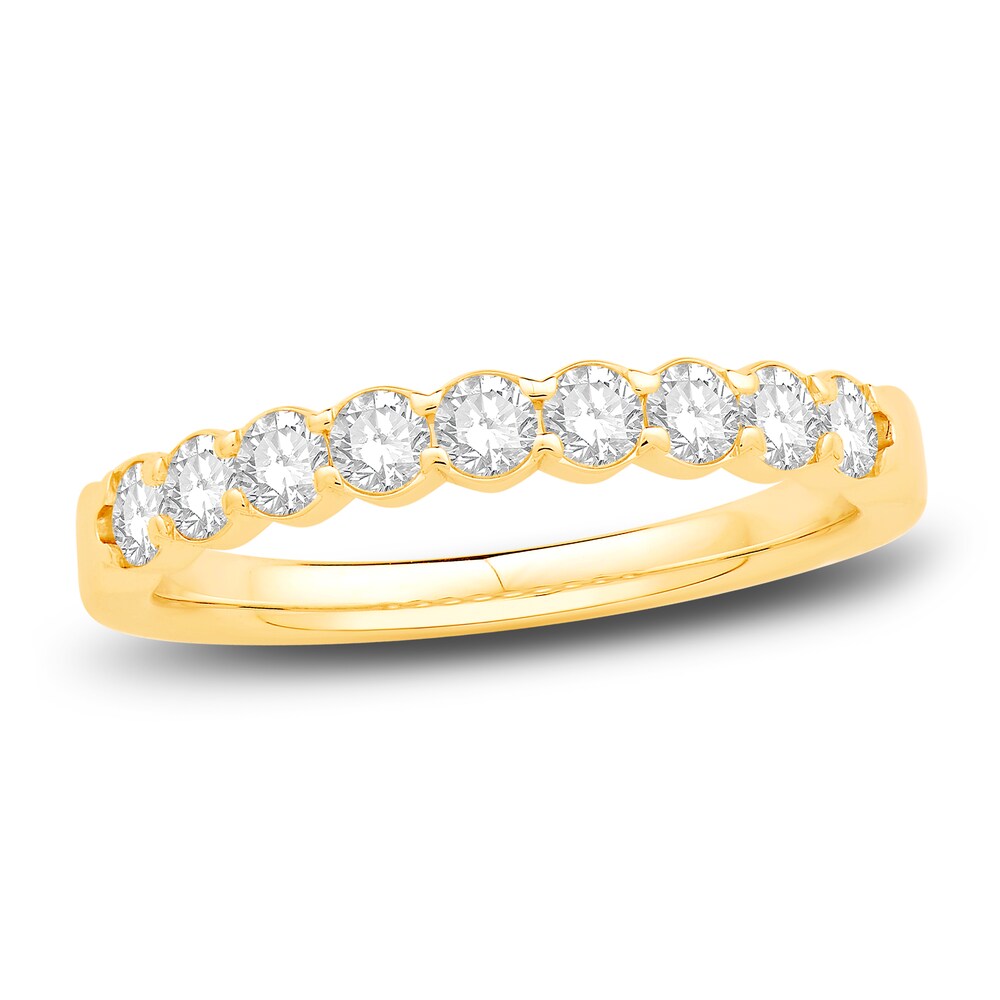 Diamond Anniversary Band 1/2 ct tw Round 14K Yellow Gold 0E1qdaGt Diamond Anniversary Band 1/2 ct tw Round 14K Yellow Gold 0E1qdaGt