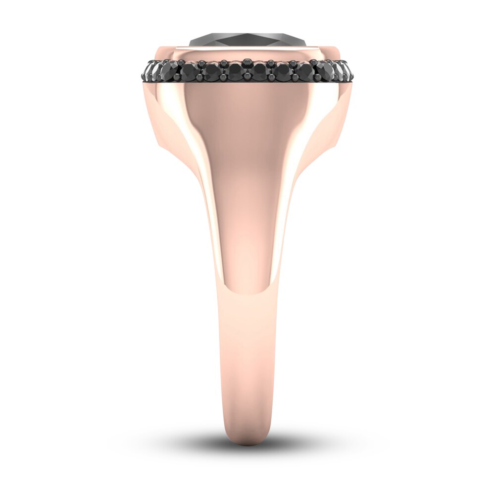 Black Diamond & Natural Black Onyx Ring 1/4 ct tw Round 10K Rose Gold 0Jpq4fbE Black Diamond & Natural Black Onyx Ring 1/4 ct tw Round 10K Rose Gold 0Jpq4fbE