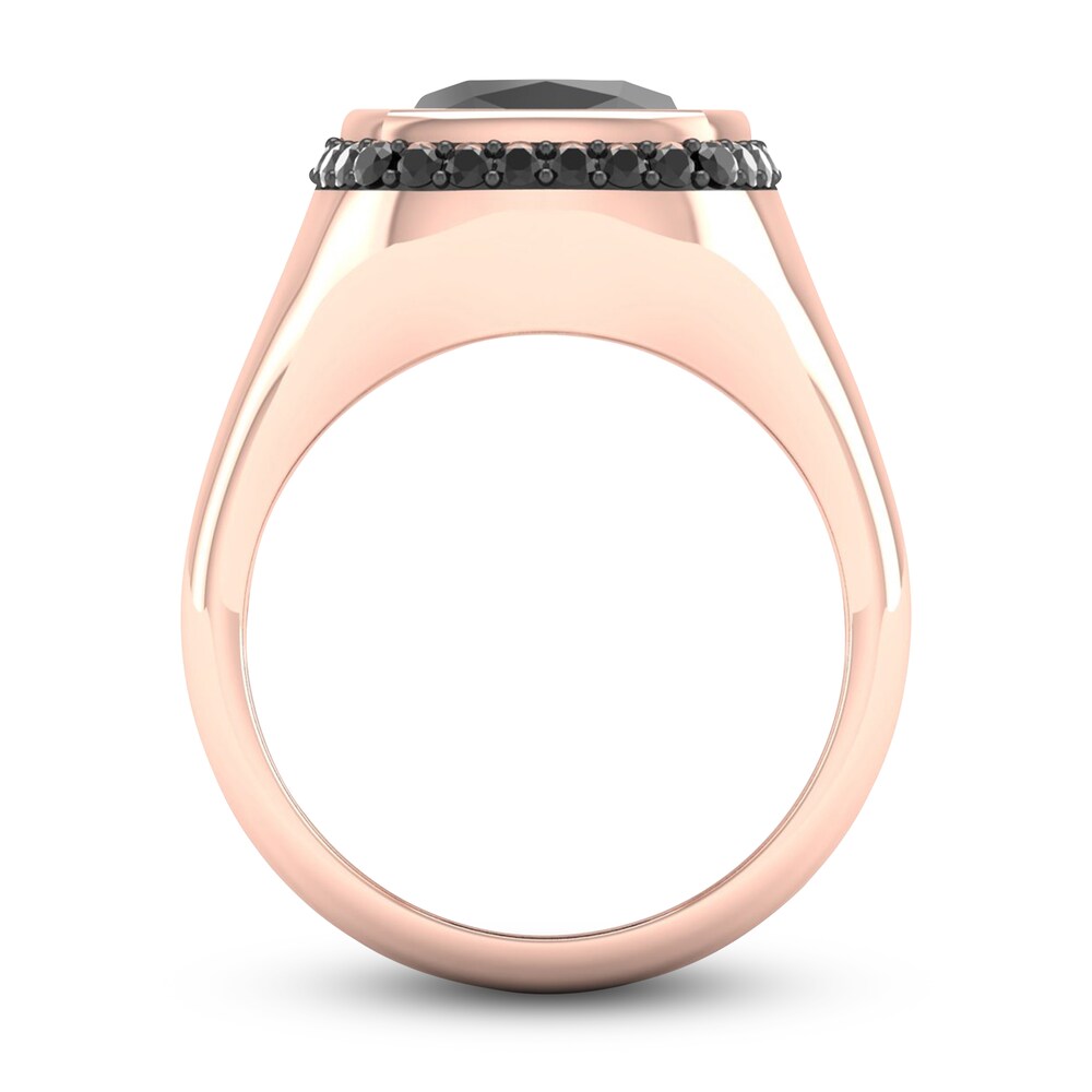 Black Diamond & Natural Black Onyx Ring 1/4 ct tw Round 10K Rose Gold 0Jpq4fbE Black Diamond & Natural Black Onyx Ring 1/4 ct tw Round 10K Rose Gold 0Jpq4fbE