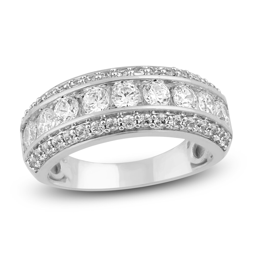 Diamond Anniversary Band 1-1/2 ct tw Round 14K White Gold 0NpppBSe Diamond Anniversary Band 1-1/2 ct tw Round 14K White Gold 0NpppBSe