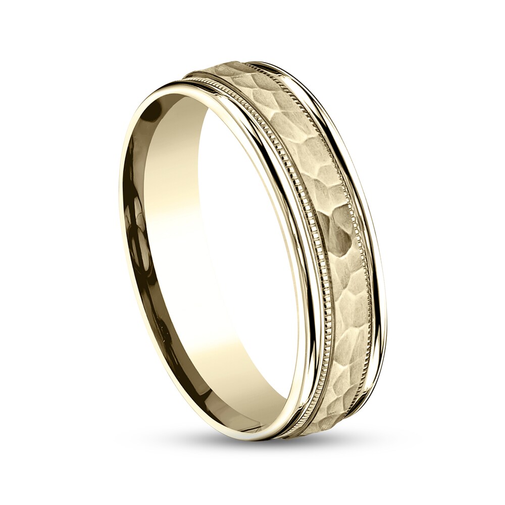 Hammered Wedding Band 10K Yellow Gold 6mm 0OGJGTEd Hammered Wedding Band 10K Yellow Gold 6mm 0OGJGTEd