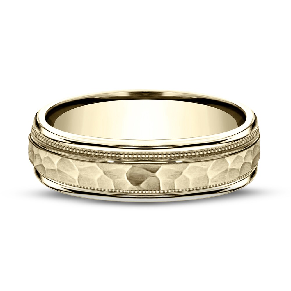 Hammered Wedding Band 10K Yellow Gold 6mm 0OGJGTEd Hammered Wedding Band 10K Yellow Gold 6mm 0OGJGTEd