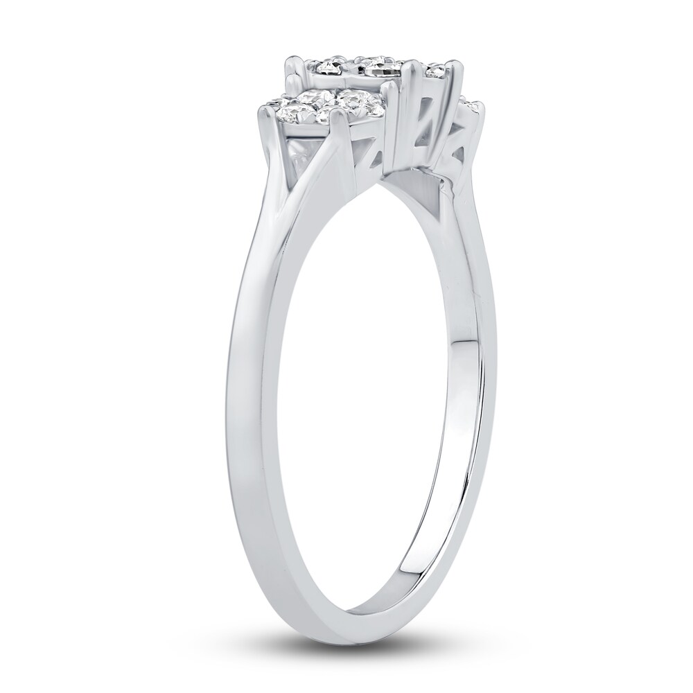 Diamond 3-Stone Style Ring 1/4 ct tw Round 10K White Gold 0Svsq1pX Diamond 3-Stone Style Ring 1/4 ct tw Round 10K White Gold 0Svsq1pX
