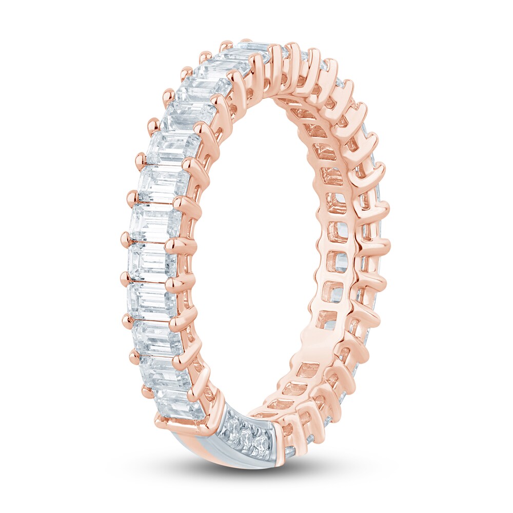 Pnina Tornai Diamond Eternity Ring 2-1/2 ct tw Emerald 14K Rose Gold 0b4LKT4v Pnina Tornai Diamond Eternity Ring 2-1/2 ct tw Emerald 14K Rose Gold 0b4LKT4v