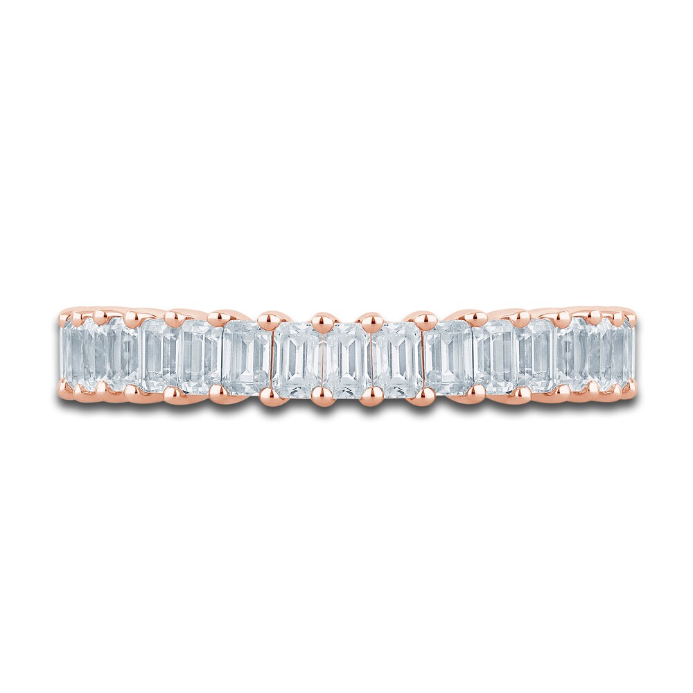 Pnina Tornai Diamond Eternity Ring 2-1/2 ct tw Emerald 14K Rose Gold 0b4LKT4v Pnina Tornai Diamond Eternity Ring 2-1/2 ct tw Emerald 14K Rose Gold 0b4LKT4v
