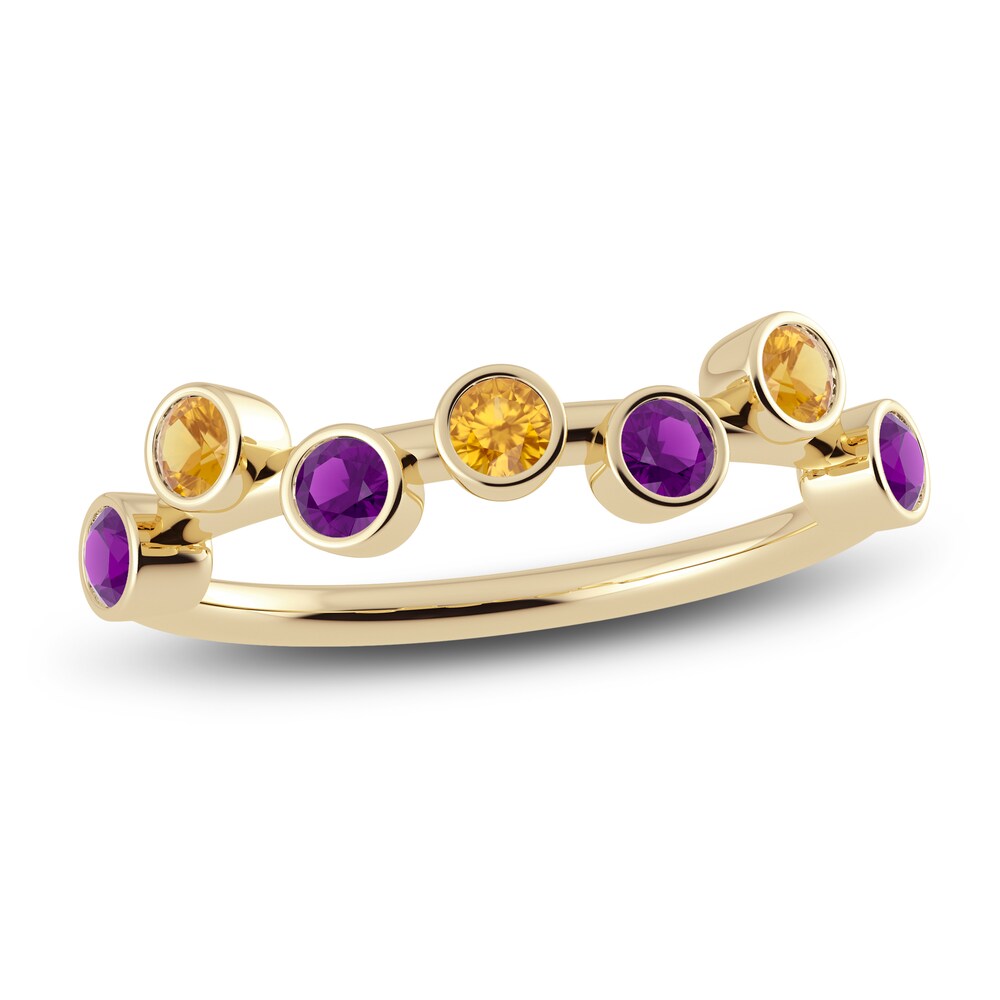 Juliette Maison Natural Amethyst & Natural Citrine Ring 10K Yellow Gold 0fHlyWEm Juliette Maison Natural Amethyst & Natural Citrine Ring 10K Yellow Gold 0fHlyWEm