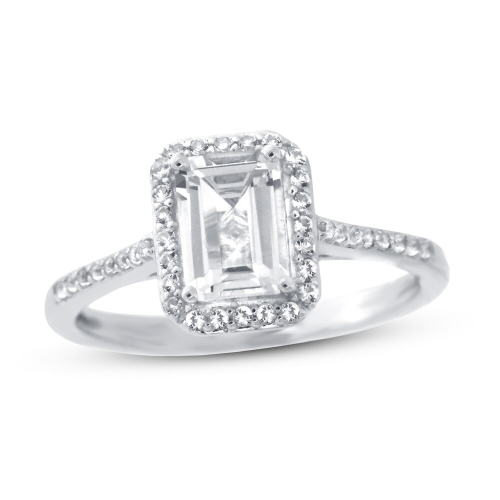 Natural White Topaz Ring 10K White Gold 0ioJGPmC Natural White Topaz Ring 10K White Gold 0ioJGPmC