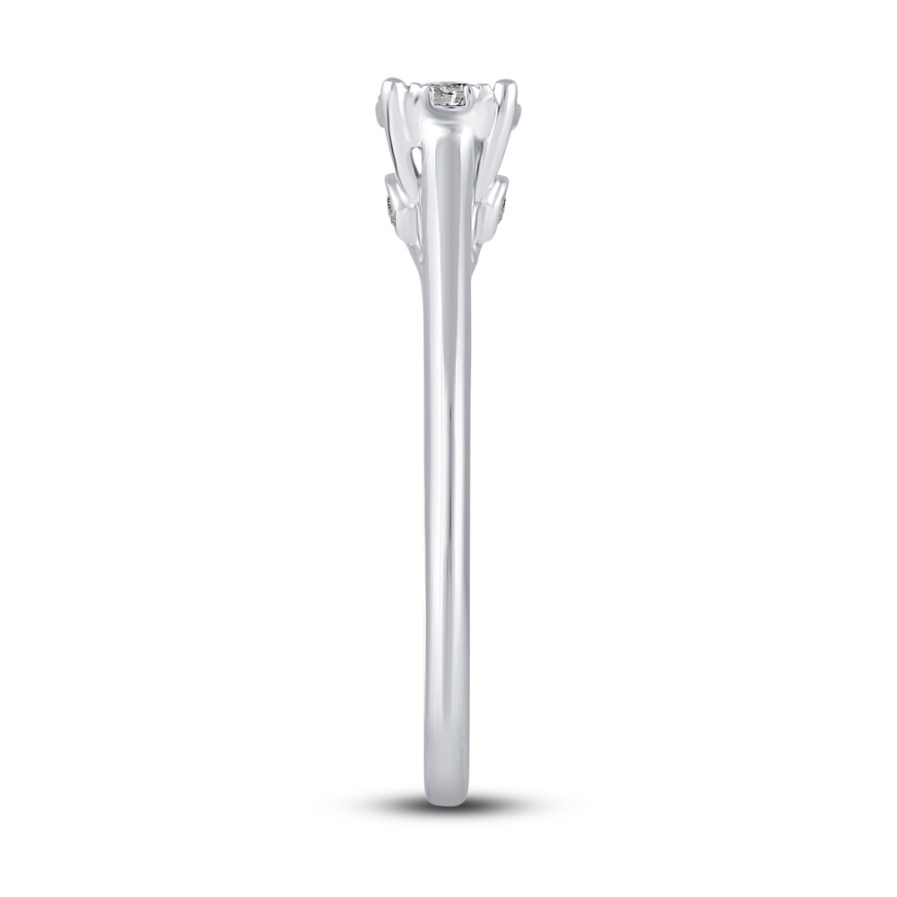 Diamond Engagement Ring 1/5 ct tw Round 14K White Gold 0rRFvNUj Diamond Engagement Ring 1/5 ct tw Round 14K White Gold 0rRFvNUj