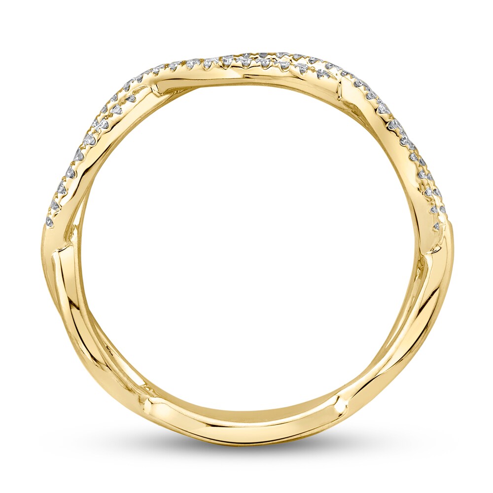 Shy Creation Diamond Ring 1/6 ct tw Round 14K Yellow Gold SC55004455 1047Ej1F Shy Creation Diamond Ring 1/6 ct tw Round 14K Yellow Gold SC55004455 1047Ej1F
