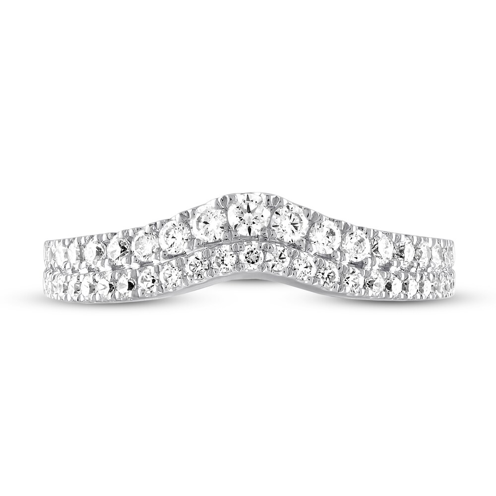 Vera Wang WISH Wedding Band 1/2 ct tw Round 14K White Gold 14xHAr2B Vera Wang WISH Wedding Band 1/2 ct tw Round 14K White Gold 14xHAr2B
