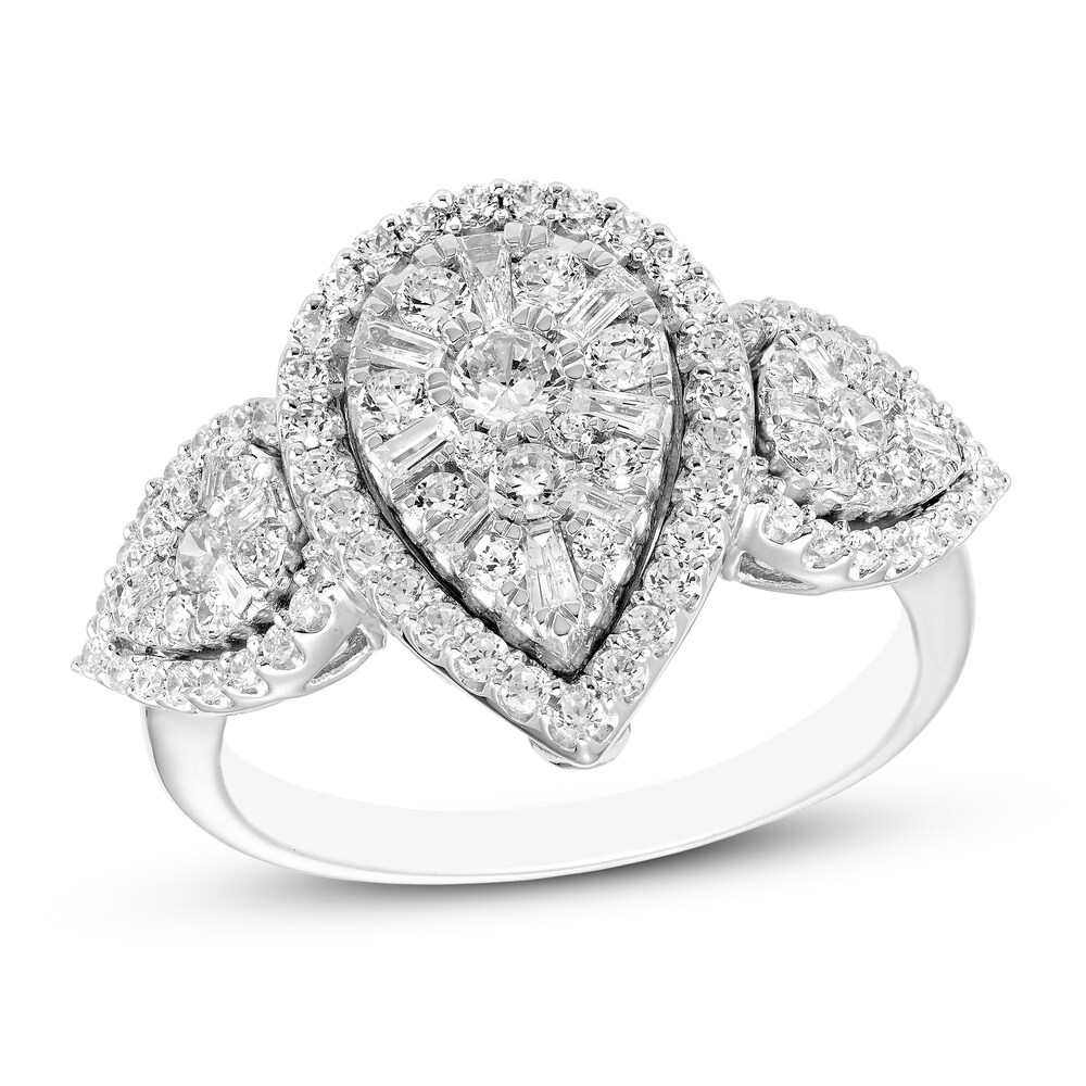 Diamond Ring 1 ct tw Round-cut 14K White Gold (I/2) 1FNRvBzJ Diamond Ring 1 ct tw Round-cut 14K White Gold (I/2) 1FNRvBzJ