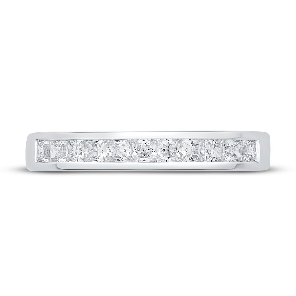 Diamond Anniversary Band 1/2 ct tw Princess Platinum 1GAffknO Diamond Anniversary Band 1/2 ct tw Princess Platinum 1GAffknO
