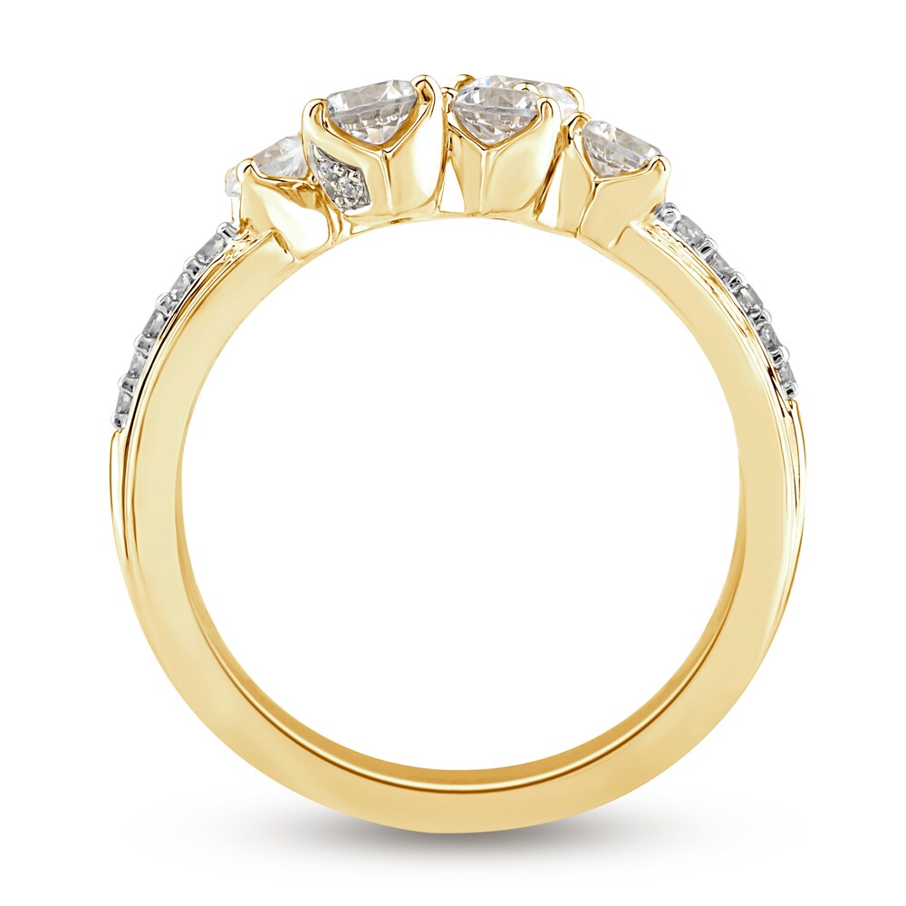 Diamond Bypass Ring 1 ct tw Round 14K Yellow Gold 1GZd5rRR Diamond Bypass Ring 1 ct tw Round 14K Yellow Gold 1GZd5rRR