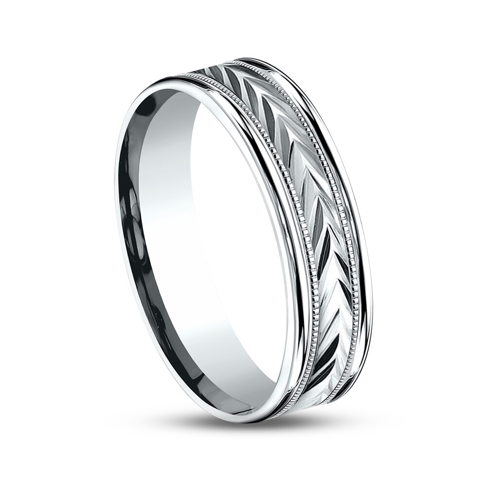 Wheat Wedding Band 10K White Gold 6mm 1PRBeXsV Wheat Wedding Band 10K White Gold 6mm 1PRBeXsV