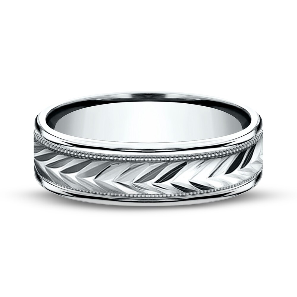 Wheat Wedding Band 10K White Gold 6mm 1PRBeXsV Wheat Wedding Band 10K White Gold 6mm 1PRBeXsV