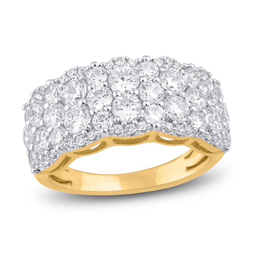 Diamond Anniversary Band 3 ct tw Round 14K Yellow Gold 1UtltAvu Diamond Anniversary Band 3 ct tw Round 14K Yellow Gold 1UtltAvu