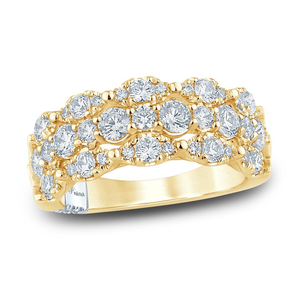 Pnina Tornai Lab-Created Diamond Anniversary Band 1-3/4 ct tw Round 14K Yellow Gold 1gnlbUyV Pnina Tornai Lab-Created Diamond Anniversary Band 1-3/4 ct tw Round 14K Yellow Gold 1gnlbUyV