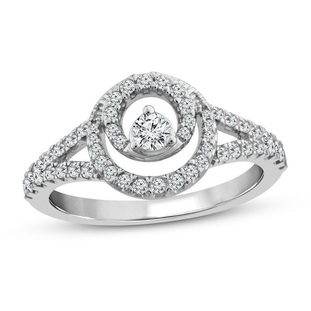 Closer Together Diamond Ring 1/2 ct tw 10K White Gold 1l7iXOVJ Closer Together Diamond Ring 1/2 ct tw 10K White Gold 1l7iXOVJ