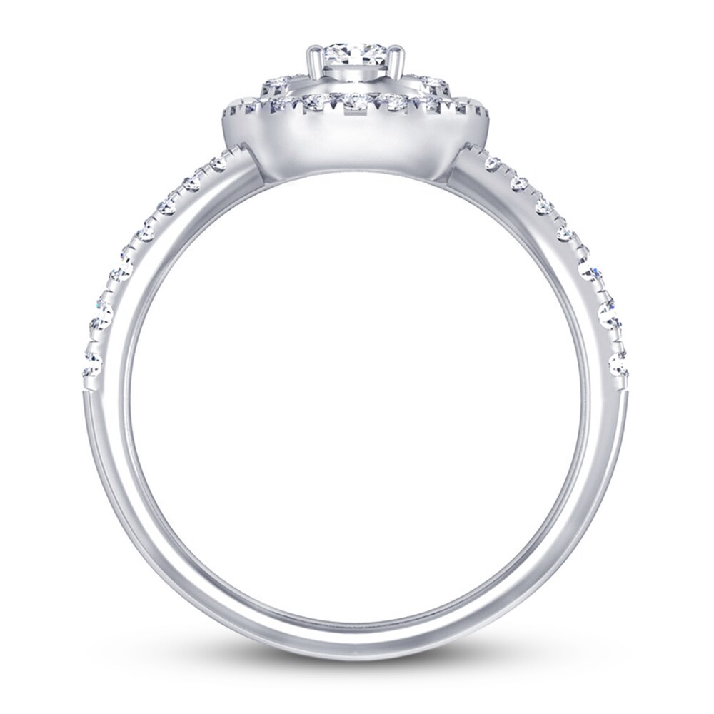 Closer Together Diamond Ring 1/2 ct tw 10K White Gold 1l7iXOVJ Closer Together Diamond Ring 1/2 ct tw 10K White Gold 1l7iXOVJ