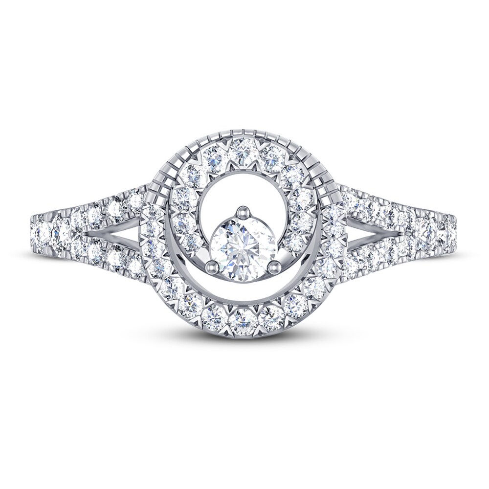 Closer Together Diamond Ring 1/2 ct tw 10K White Gold 1l7iXOVJ Closer Together Diamond Ring 1/2 ct tw 10K White Gold 1l7iXOVJ