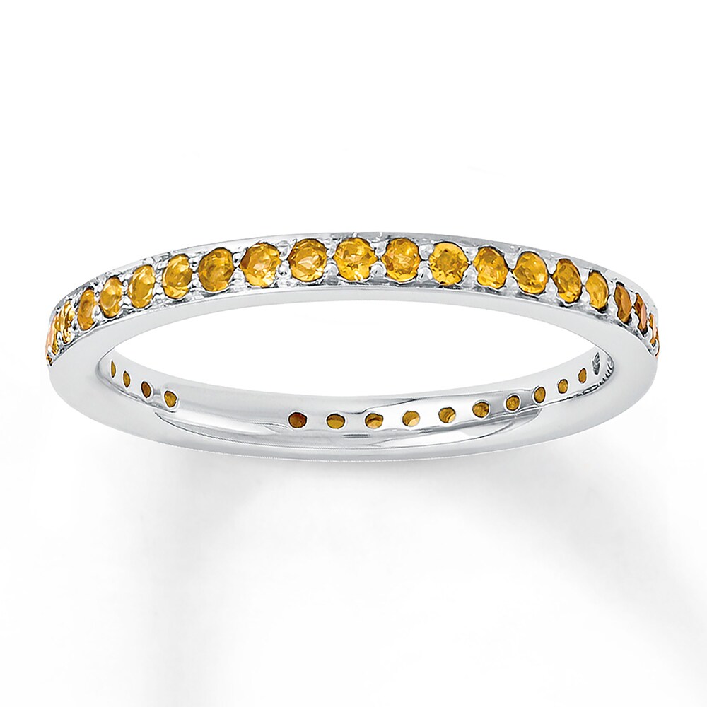 Stackable Ring Citrines Sterling Silver 1lVb71sS Stackable Ring Citrines Sterling Silver 1lVb71sS