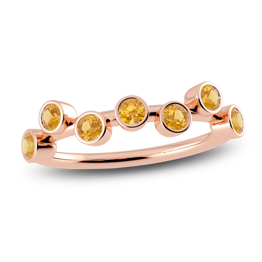 Juliette Maison Natural Citrine Ring 10K Rose Gold 1lmo2zA1 Juliette Maison Natural Citrine Ring 10K Rose Gold 1lmo2zA1