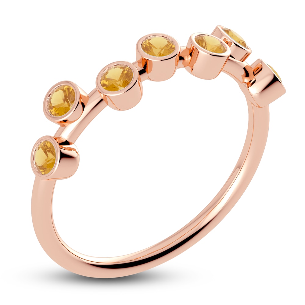 Juliette Maison Natural Citrine Ring 10K Rose Gold 1lmo2zA1 Juliette Maison Natural Citrine Ring 10K Rose Gold 1lmo2zA1