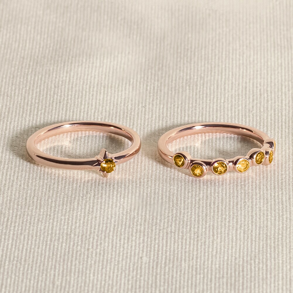 Juliette Maison Natural Citrine Ring 10K Rose Gold 1lmo2zA1 Juliette Maison Natural Citrine Ring 10K Rose Gold 1lmo2zA1
