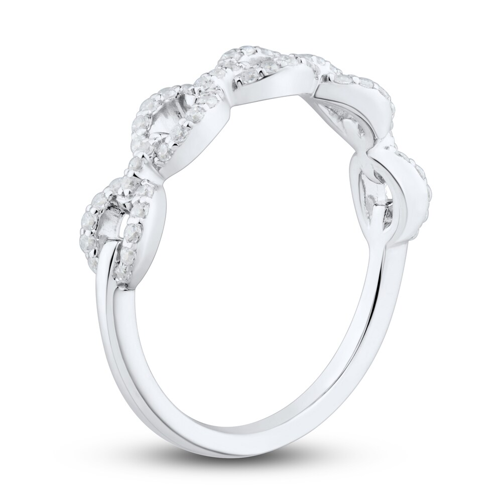 Diamond Wedding Band 1/4 ct tw Round 14K White Gold 1nkuaaVZ