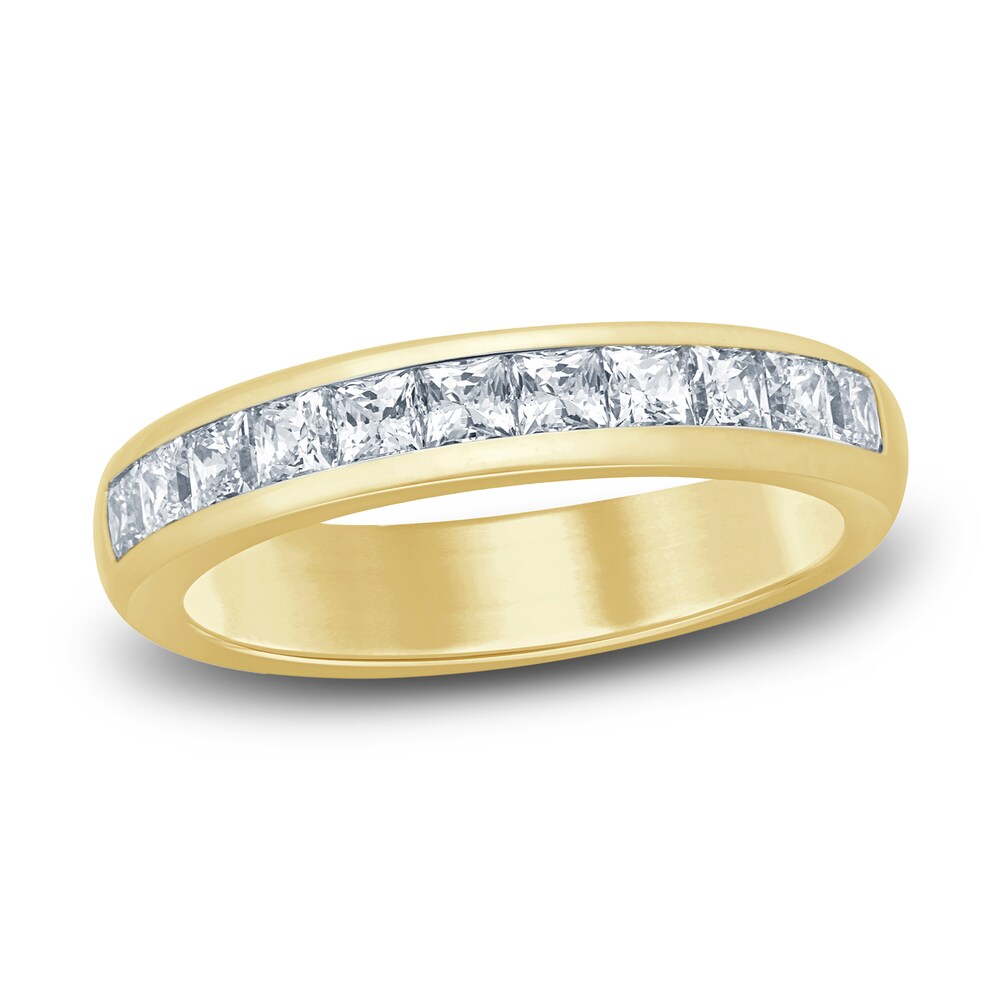 Diamond Anniversary Band 1 ct tw Princess 14K Yellow Gold 20CU1nU2 Diamond Anniversary Band 1 ct tw Princess 14K Yellow Gold 20CU1nU2