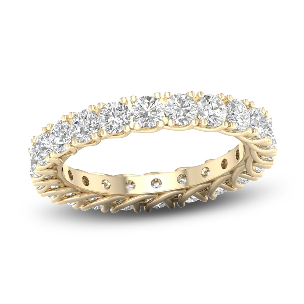 Diamond Eternity Band 2-1/2 ct tw Round 14K Yellow Gold 28RcRdqq Diamond Eternity Band 2-1/2 ct tw Round 14K Yellow Gold 28RcRdqq