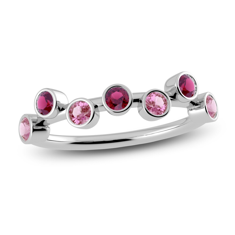 Juliette Maison Natural Rhodolite Garnet & Natural Pink Tourmaline Ring 10K White Gold 2M2EOkJL Juliette Maison Natural Rhodolite Garnet & Natural Pink Tourmaline Ring 10K White Gold 2M2EOkJL