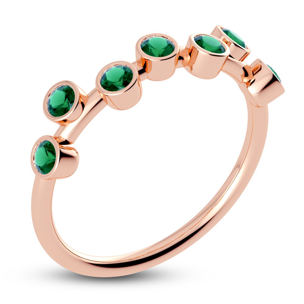 Juliette Maison Natural Emerald Ring 10K Rose Gold 2PIRVa88 Juliette Maison Natural Emerald Ring 10K Rose Gold 2PIRVa88