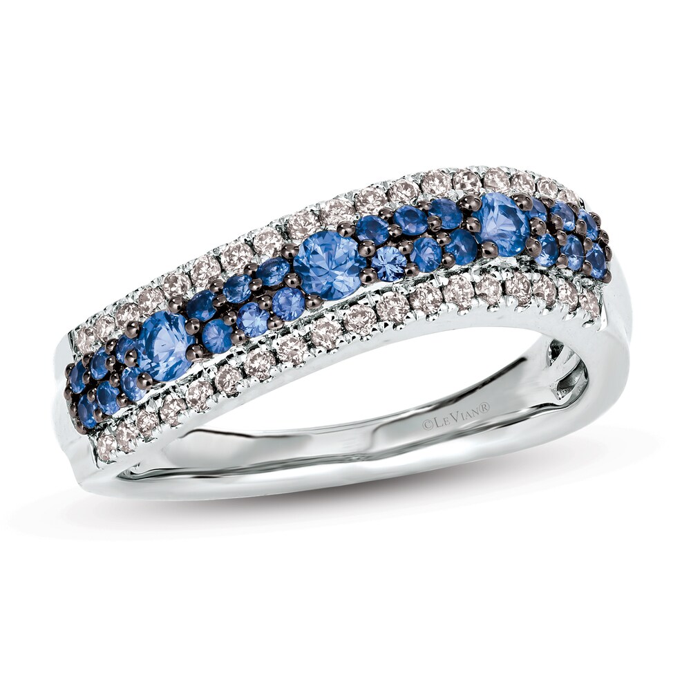 Le Vian Natural Sapphire Ring 1/5 ct tw Diamonds 14K Vanilla Gold 2UrvKWjA Le Vian Natural Sapphire Ring 1/5 ct tw Diamonds 14K Vanilla Gold 2UrvKWjA