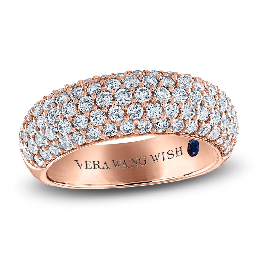 Vera Wang WISH Diamond Anniversary Band 1-1/2 ct tw Round 18K Rose Gold 2YJYsM7c Vera Wang WISH Diamond Anniversary Band 1-1/2 ct tw Round 18K Rose Gold 2YJYsM7c