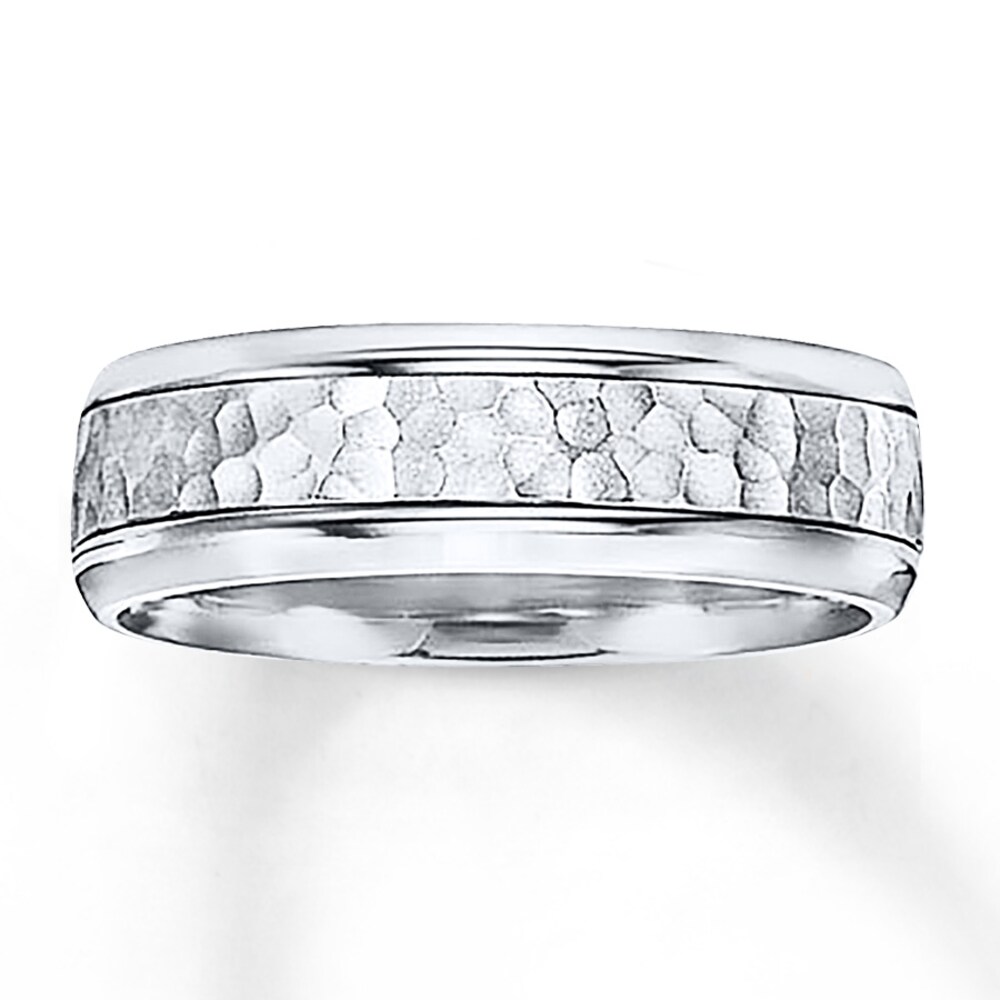 Wedding Band 14K White Gold 7mm 2YrT3AX4 Wedding Band 14K White Gold 7mm 2YrT3AX4