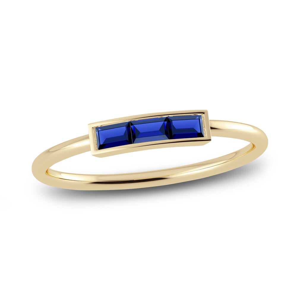 Juliette Maison Natural Blue Sapphire Baguette Bar Ring 10K Yellow Gold 2pwBxSZ1 Juliette Maison Natural Blue Sapphire Baguette Bar Ring 10K Yellow Gold 2pwBxSZ1