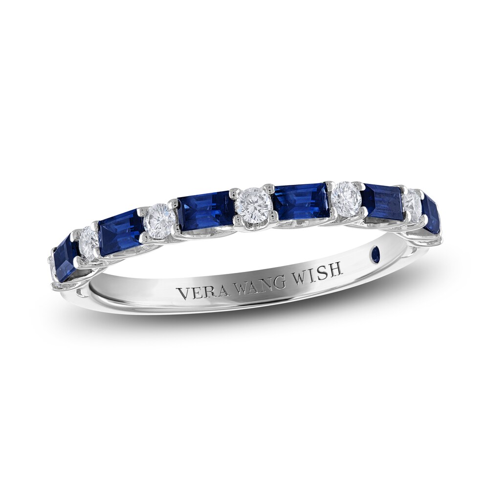 Vera Wang WISH Diamond & Blue Sapphire Ring 1/5 ct tw Round 14K White Gold 2uBNIgdk Vera Wang WISH Diamond & Blue Sapphire Ring 1/5 ct tw Round 14K White Gold 2uBNIgdk