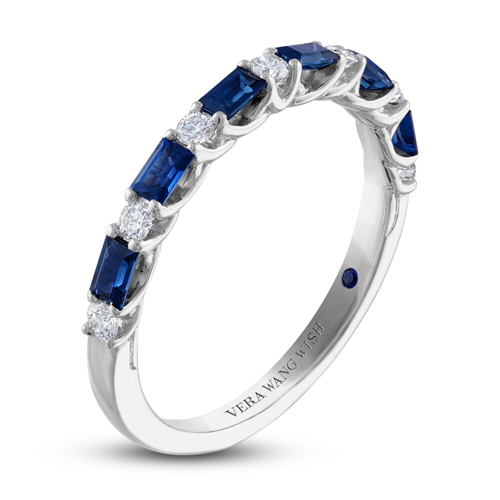 Vera Wang WISH Diamond & Blue Sapphire Ring 1/5 ct tw Round 14K White Gold 2uBNIgdk Vera Wang WISH Diamond & Blue Sapphire Ring 1/5 ct tw Round 14K White Gold 2uBNIgdk