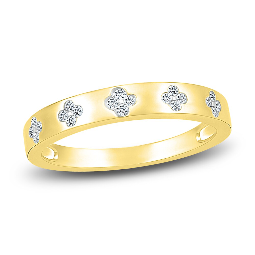 Diamond Anniversary Band 1/8 ct tw Round 14K Yellow Gold 2uHCU2fC
