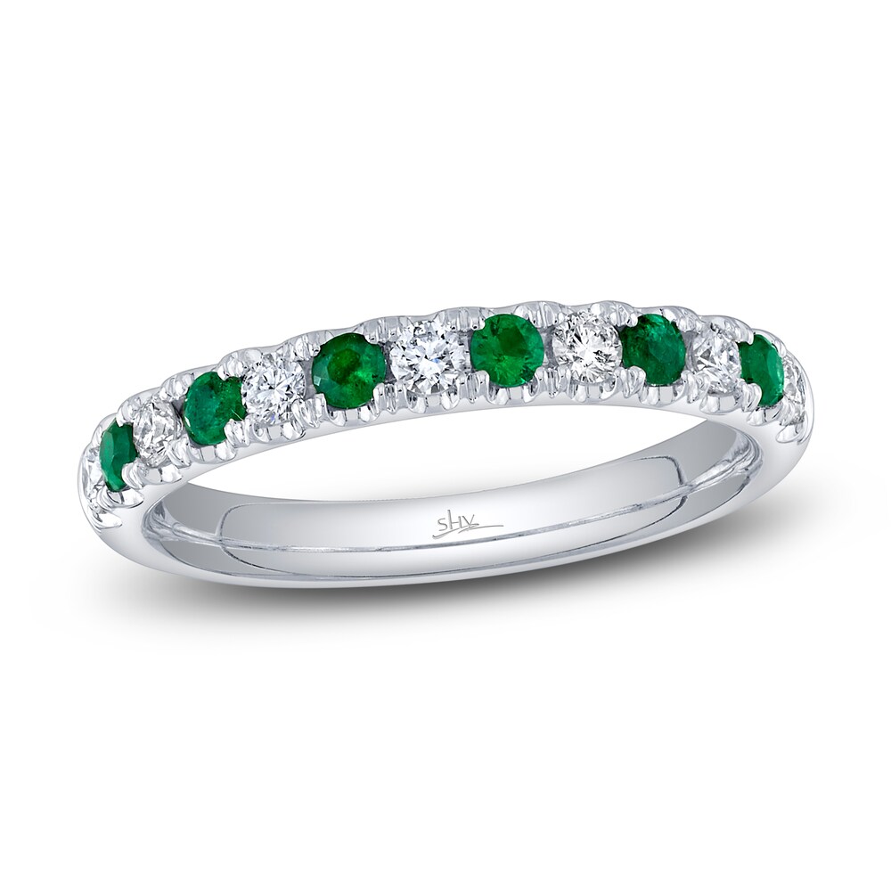Shy Creation Natural Emerald Ring 1/4 ct tw Diamonds 14K White Gold SC22005158 38UqWquF Shy Creation Natural Emerald Ring 1/4 ct tw Diamonds 14K White Gold SC22005158 38UqWquF