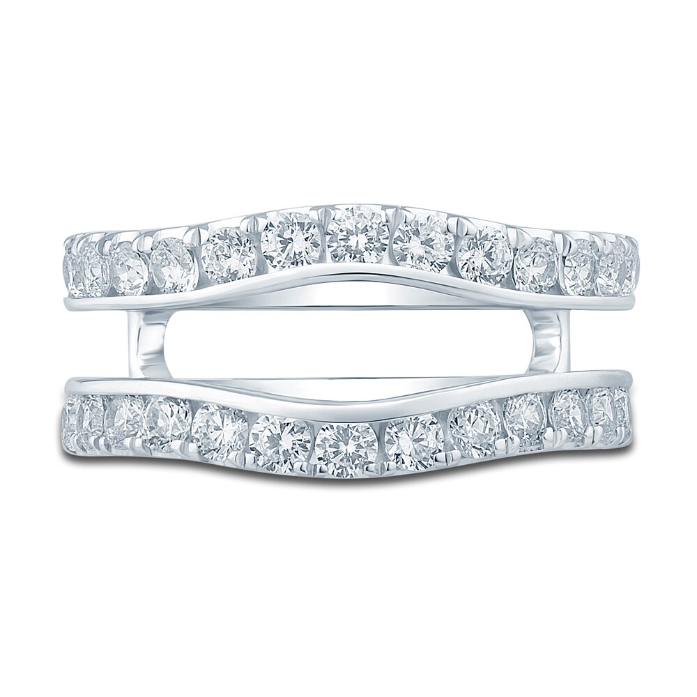 Diamond Enhancer Band 1 ct tw Round 14K White Gold 3BtXEsyu Diamond Enhancer Band 1 ct tw Round 14K White Gold 3BtXEsyu