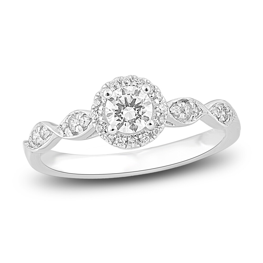 Diamond Ring 1/3 ct tw Round 14K White Gold/Rhodium 3EaCgl6E Diamond Ring 1/3 ct tw Round 14K White Gold/Rhodium 3EaCgl6E