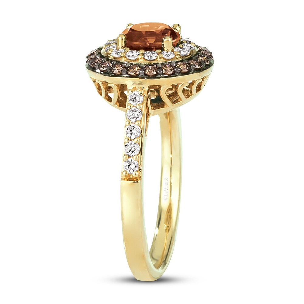 Le Vian Natural Citrine Ring 5/8 ct tw Diamonds 14K Honey Gold 3KeRTYzY