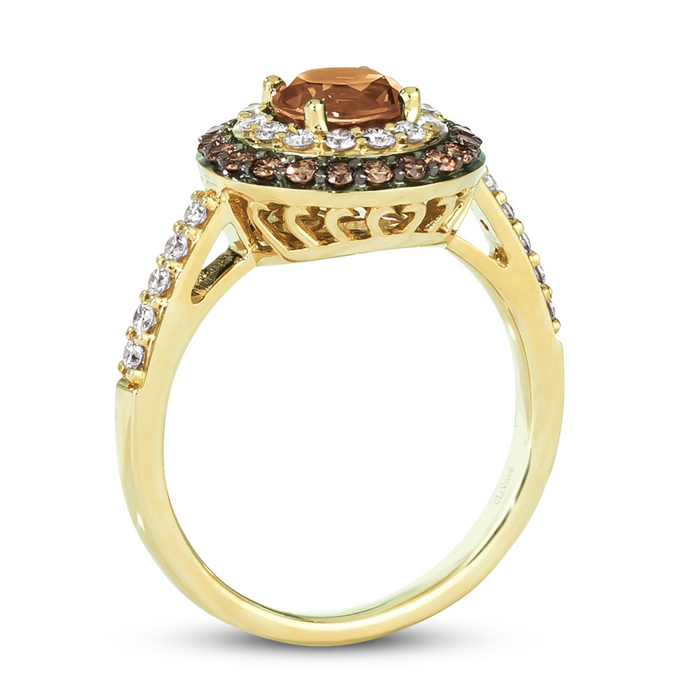 Le Vian Natural Citrine Ring 5/8 ct tw Diamonds 14K Honey Gold 3KeRTYzY