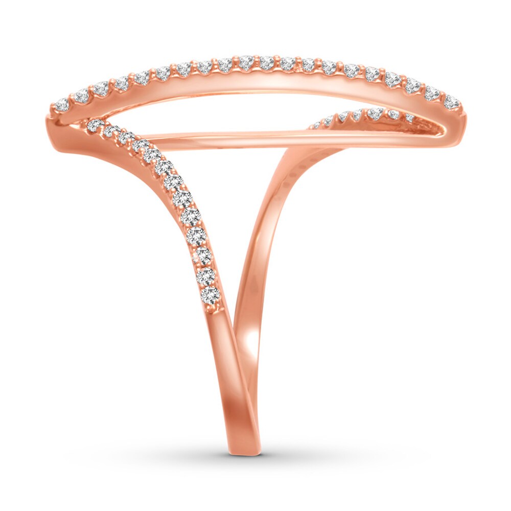 Diamond Ring 1/3 carat tw Round 10K Rose Gold 3NwcNk0m Diamond Ring 1/3 carat tw Round 10K Rose Gold 3NwcNk0m